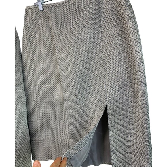 Le Suit Womens Evening Jacket & Skirt Set Size 16 Metalic NWT 7679 - Picture 8 of 11